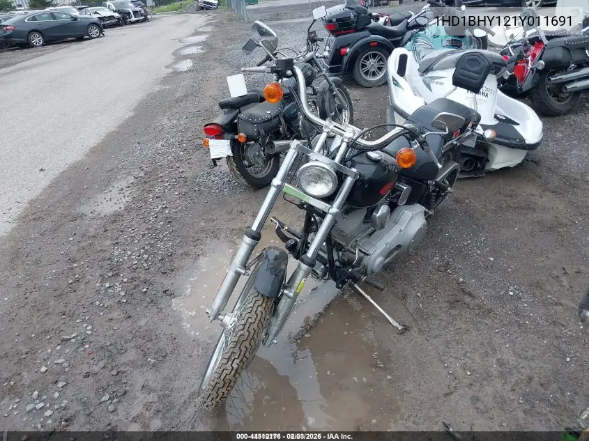 2001 Harley-Davidson Fxst VIN: 1HD1BHY121Y011691 Lot: 44312176