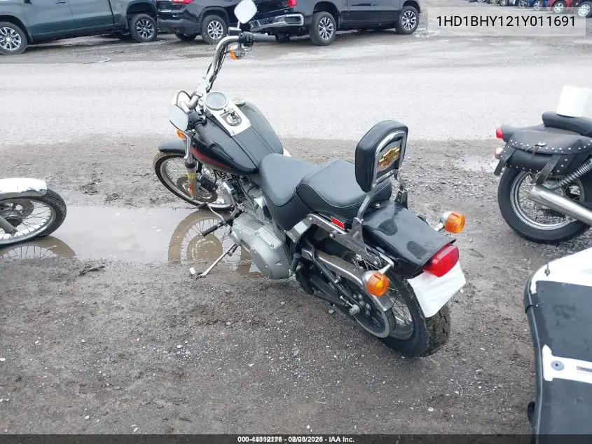 2001 Harley-Davidson Fxst VIN: 1HD1BHY121Y011691 Lot: 44312176