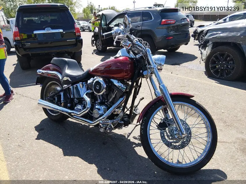 2001 Harley-Davidson Fxstd VIN: 1HD1BSY191Y013239 Lot: 44970207