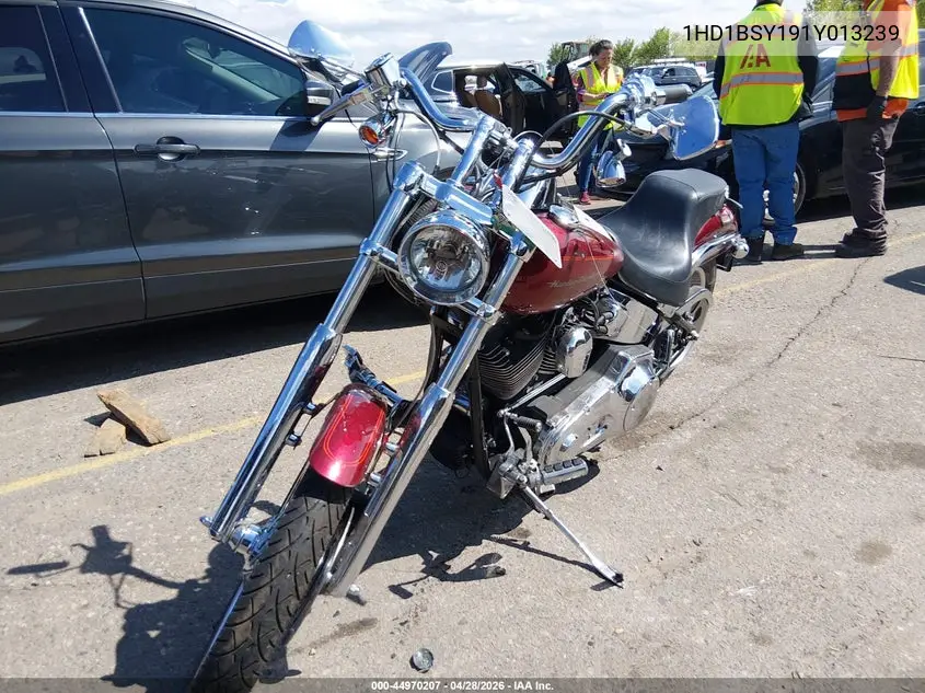 2001 Harley-Davidson Fxstd VIN: 1HD1BSY191Y013239 Lot: 44970207
