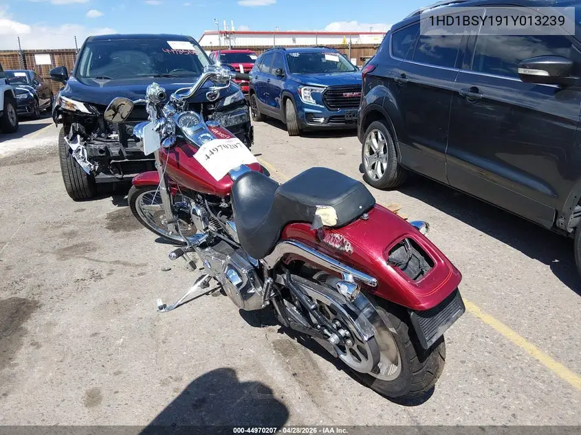 2001 Harley-Davidson Fxstd VIN: 1HD1BSY191Y013239 Lot: 44970207