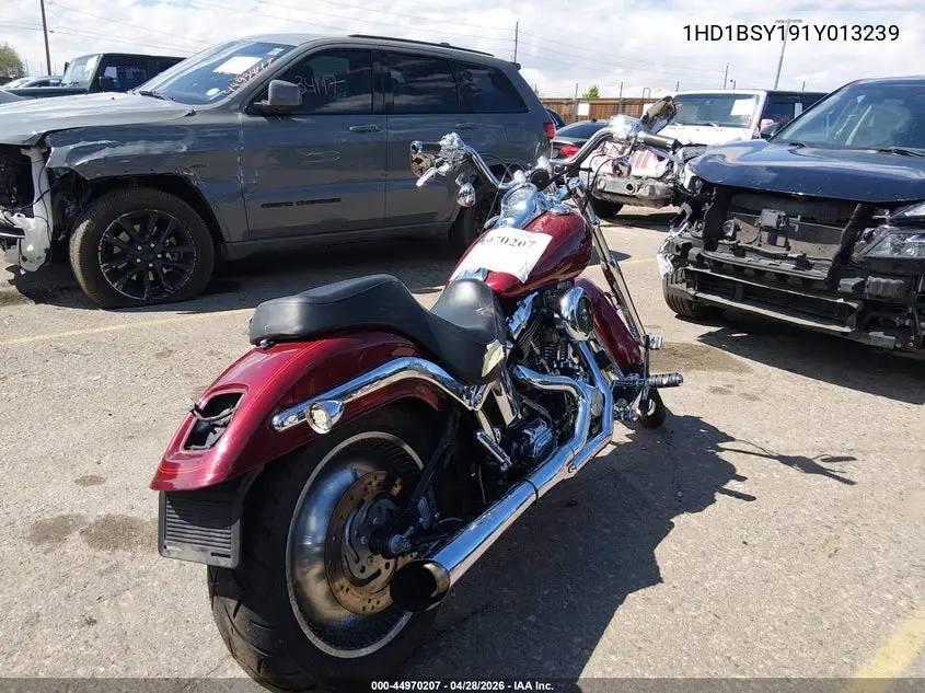 2001 Harley-Davidson Fxstd VIN: 1HD1BSY191Y013239 Lot: 44970207