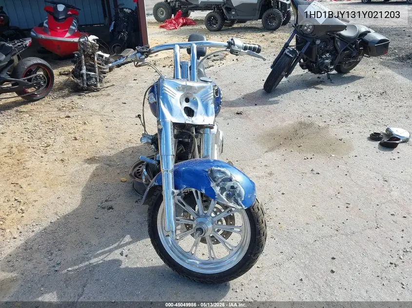 2001 Harley-Davidson Flstc VIN: 1HD1BJY131Y021203 Lot: 45049986