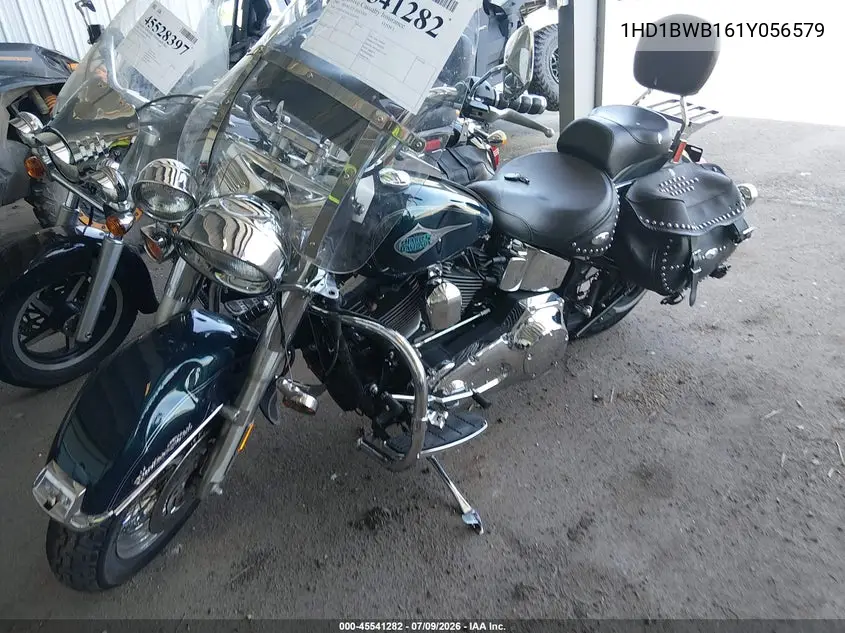 2001 Harley-Davidson Flstci VIN: 1HD1BWB161Y056579 Lot: 45541282