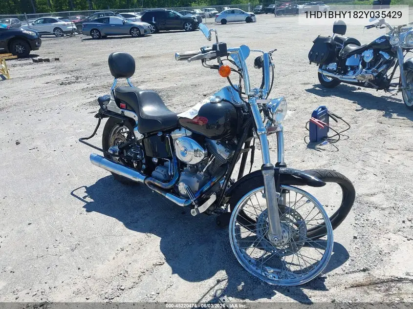 2002 Harley-Davidson Fxst VIN: 1HD1BHY182Y035429 Lot: 45220474