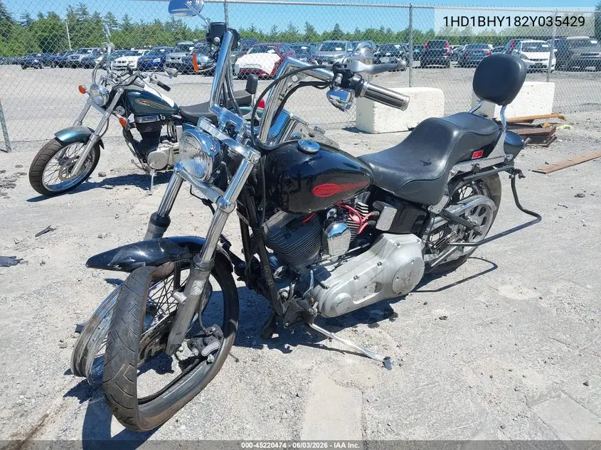 2002 Harley-Davidson Fxst VIN: 1HD1BHY182Y035429 Lot: 45220474