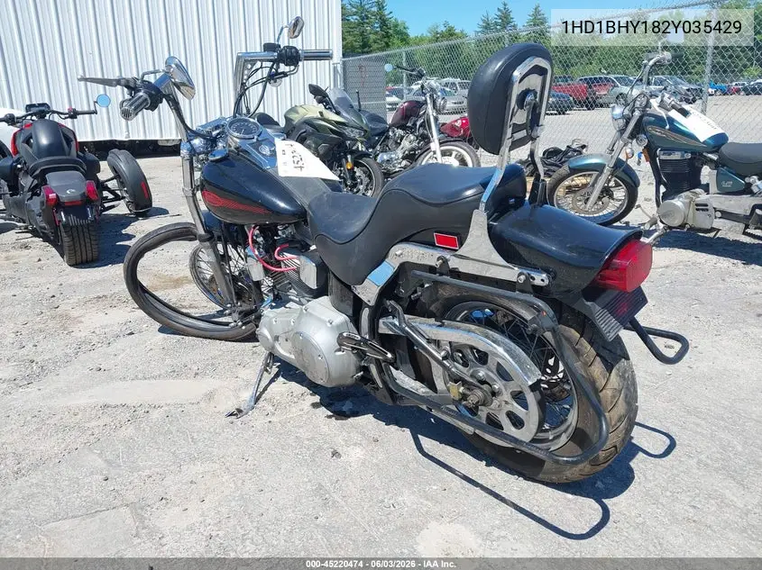 2002 Harley-Davidson Fxst VIN: 1HD1BHY182Y035429 Lot: 45220474
