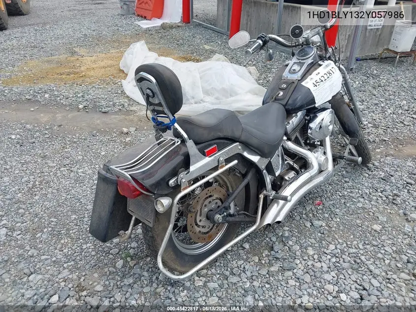 2002 Harley-Davidson Fxsts VIN: 1HD1BLY132Y057986 Lot: 45422817