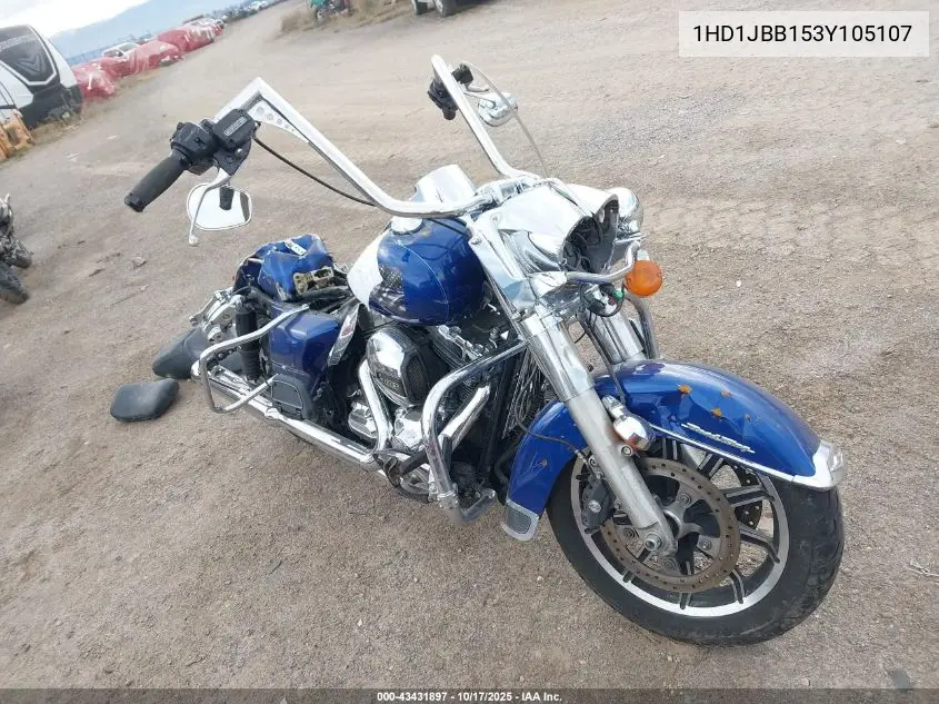 2015 Harley-Davidson Flhr Road King VIN: 1HD1FBM11B652963 Lot: 43431897