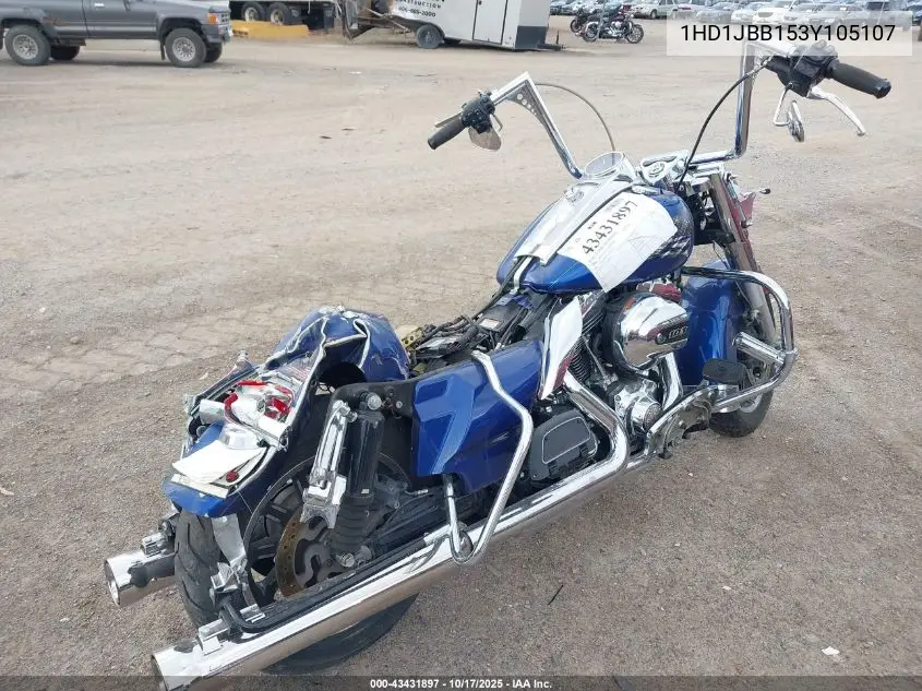 2015 Harley-Davidson Flhr Road King VIN: 1HD1FBM11B652963 Lot: 43431897