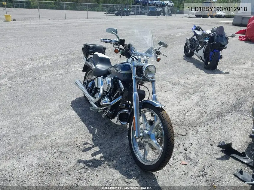 2003 Harley-Davidson Fxstd VIN: 1HD1BSY193Y012918 Lot: 44948141
