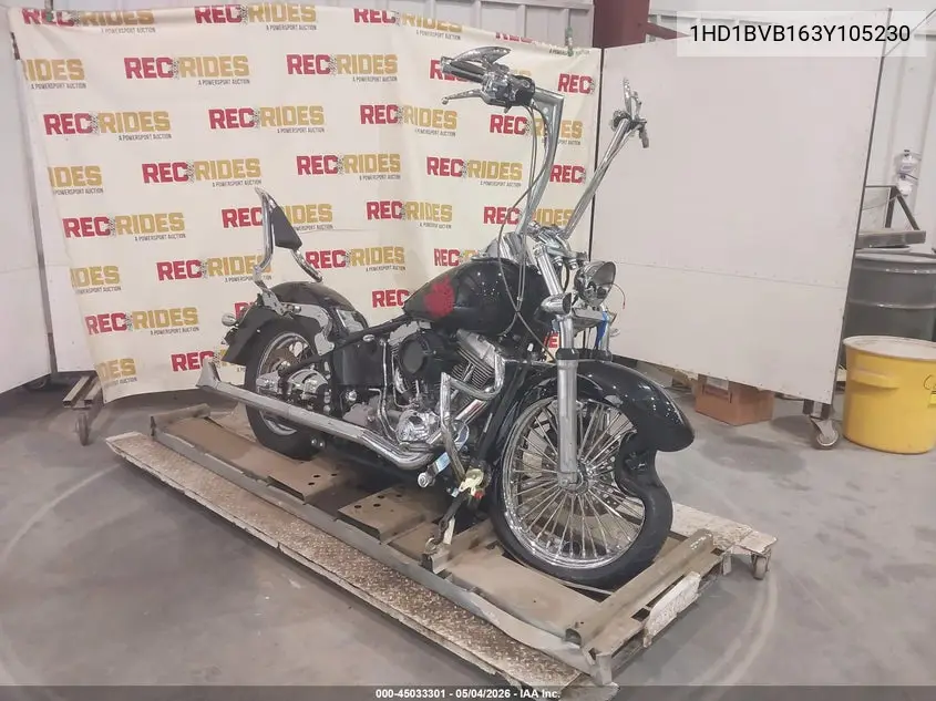 2003 Harley-Davidson Fxsti VIN: 1HD1BVB163Y105230 Lot: 45033301