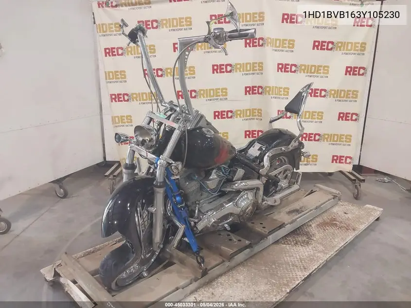 2003 Harley-Davidson Fxsti VIN: 1HD1BVB163Y105230 Lot: 45033301