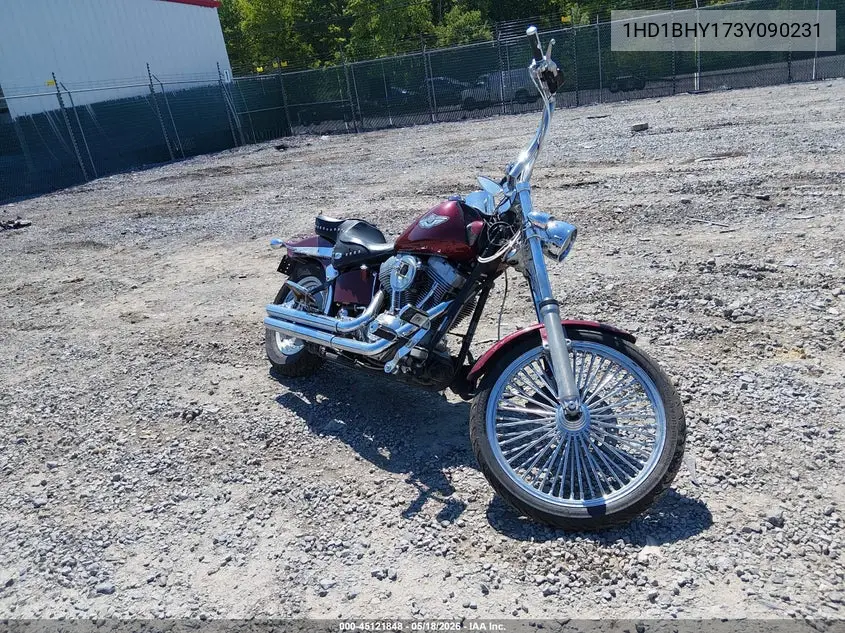 2003 Harley-Davidson Fxst VIN: 1HD1BHY173Y090231 Lot: 45121848