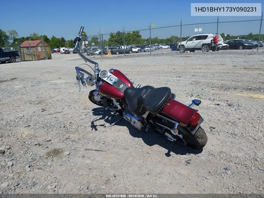 2003 Harley-Davidson Fxst VIN: 1HD1BHY173Y090231 Lot: 45121848