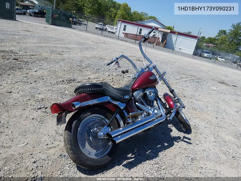 2003 Harley-Davidson Fxst VIN: 1HD1BHY173Y090231 Lot: 45121848