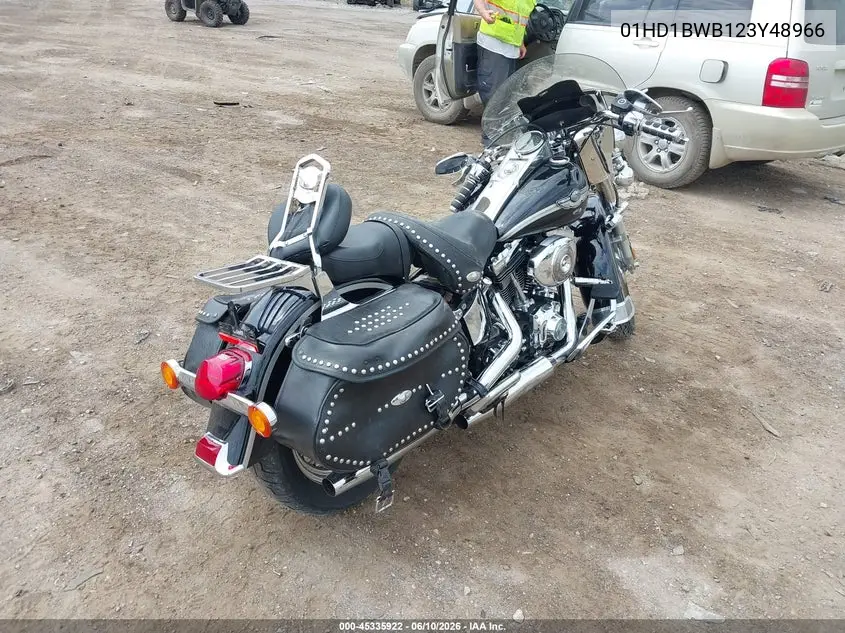 2003 Harley-Davidson Flstci VIN: 1HD1BWB123Y048966 Lot: 45335922