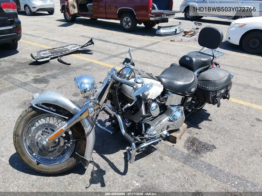 2003 Harley-Davidson Flstci Anniversary VIN: 1HD1BWB503Y072766 Lot: 45639499