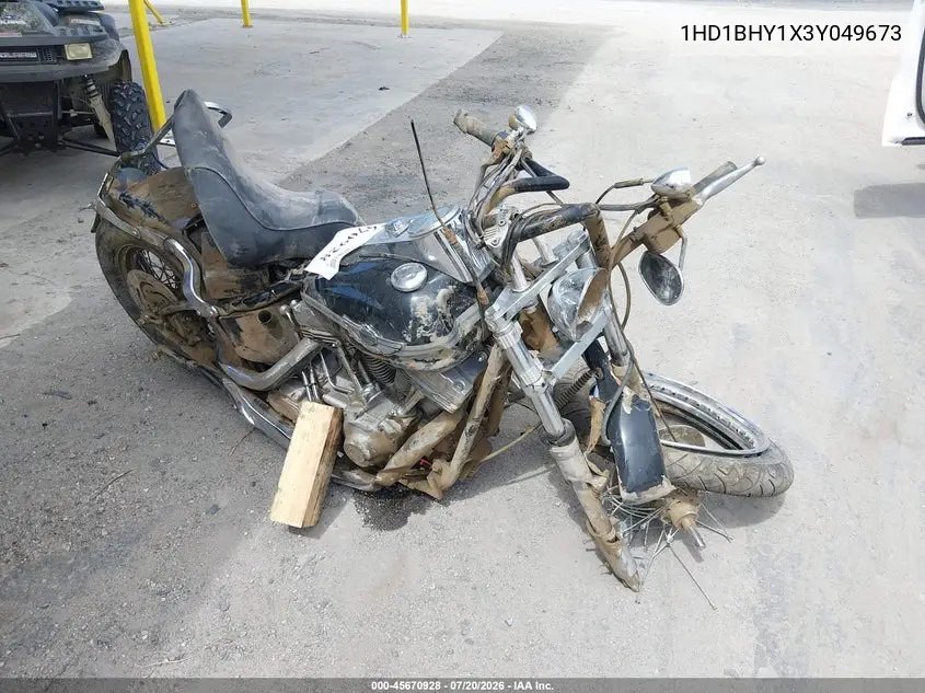 2003 Harley-Davidson Fxst VIN: 1HD1BHY1X3Y049673 Lot: 45670928