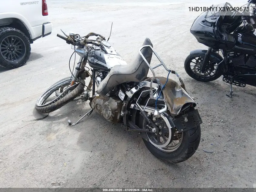 2003 Harley-Davidson Fxst VIN: 1HD1BHY1X3Y049673 Lot: 45670928