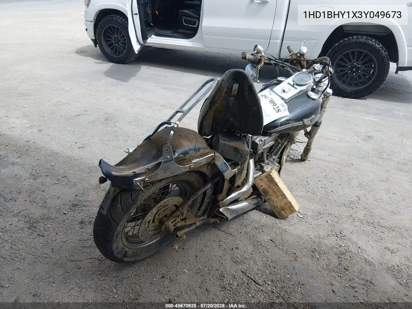 2003 Harley-Davidson Fxst VIN: 1HD1BHY1X3Y049673 Lot: 45670928