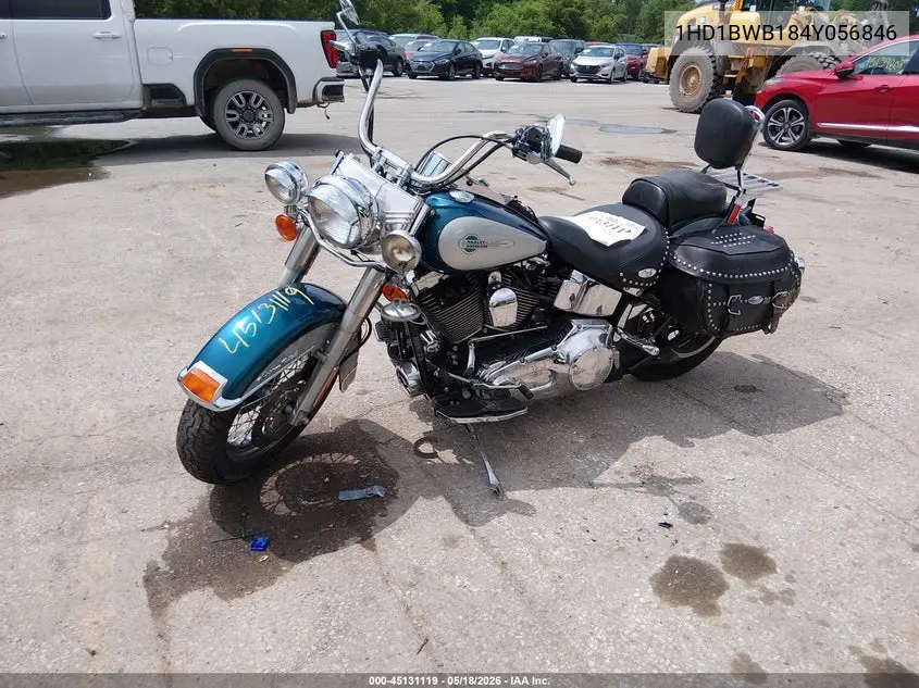 2004 Harley-Davidson Flstci VIN: 1HD1BWB184Y056846 Lot: 45131119