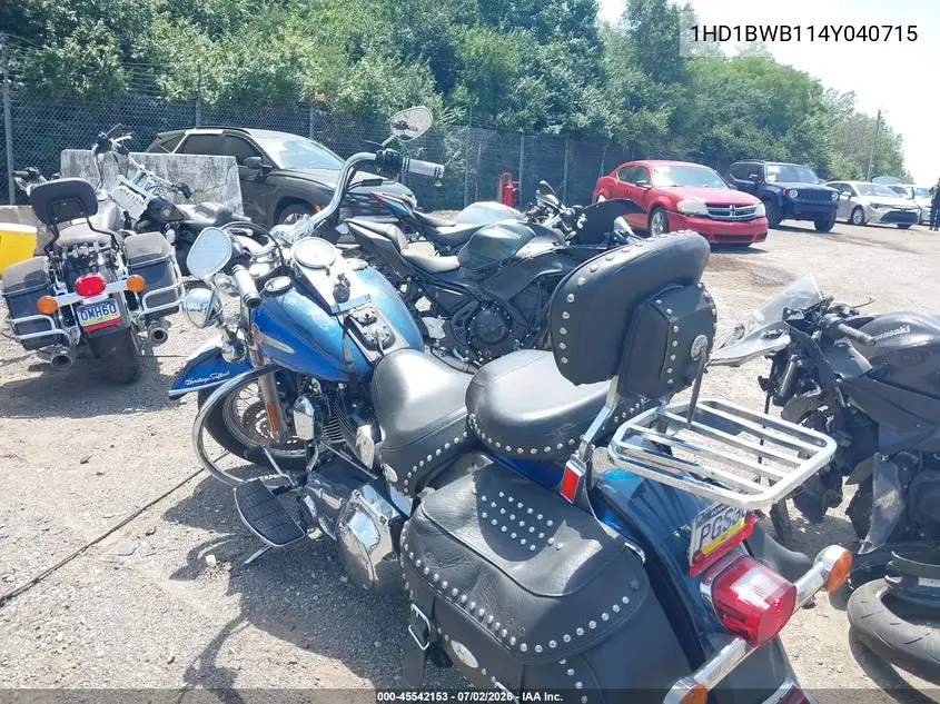 2004 Harley-Davidson Flstci VIN: 1HD1BWB114Y040715 Lot: 45542153