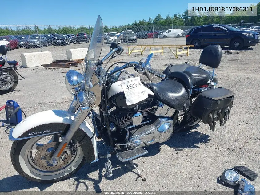 2005 Harley-Davidson Flstni VIN: 1HD1JDB185Y086311 Lot: 45222676