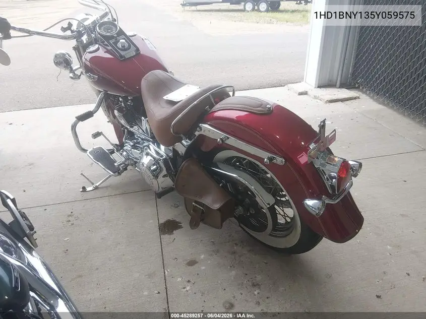 2005 Harley-Davidson Flstn VIN: 1HD1BNY135Y059575 Lot: 45289257