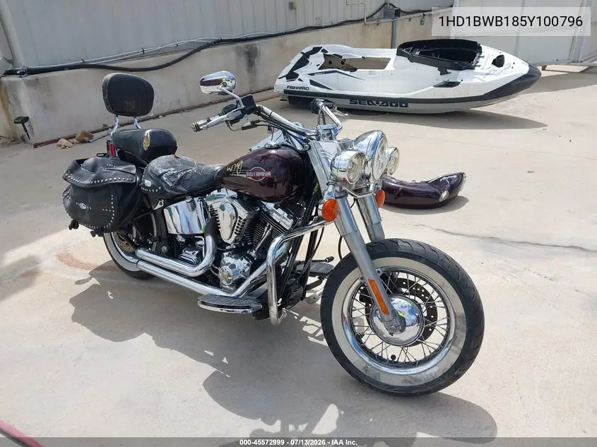2005 Harley-Davidson Flstci VIN: 1HD1BWB185Y100796 Lot: 45572999