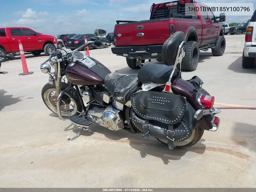 2005 Harley-Davidson Flstci VIN: 1HD1BWB185Y100796 Lot: 45572999