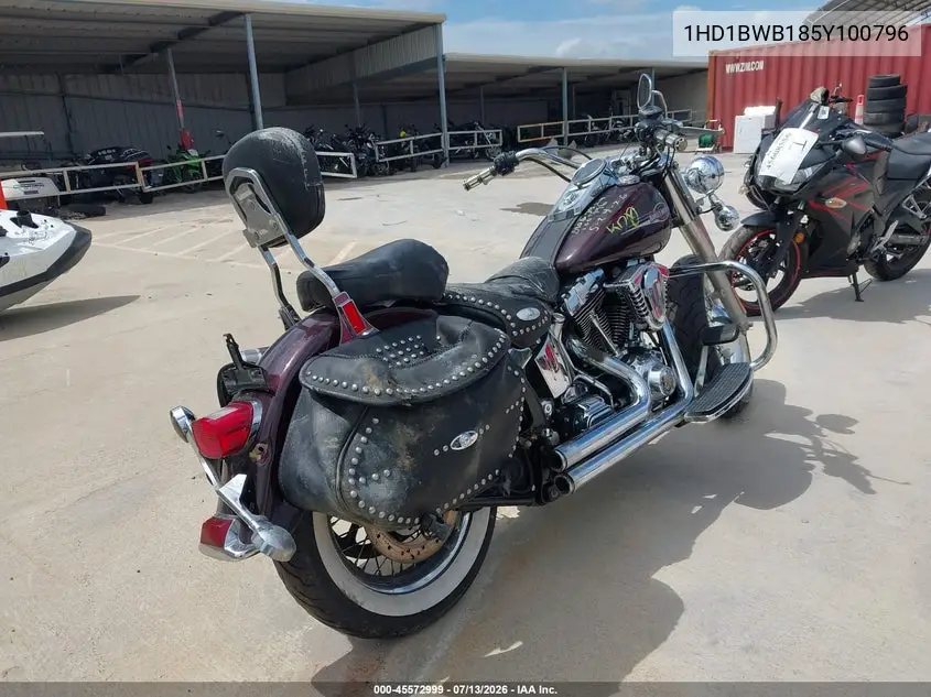 2005 Harley-Davidson Flstci VIN: 1HD1BWB185Y100796 Lot: 45572999