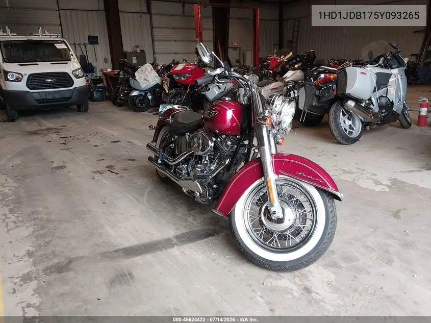 2005 Harley-Davidson Flstni VIN: 1HD1JDB175Y093265 Lot: 45624422