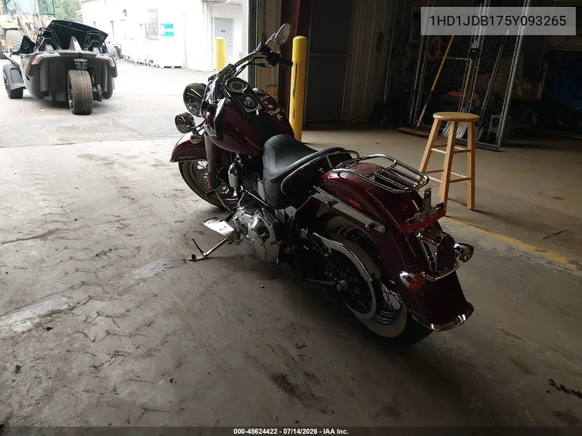 2005 Harley-Davidson Flstni VIN: 1HD1JDB175Y093265 Lot: 45624422