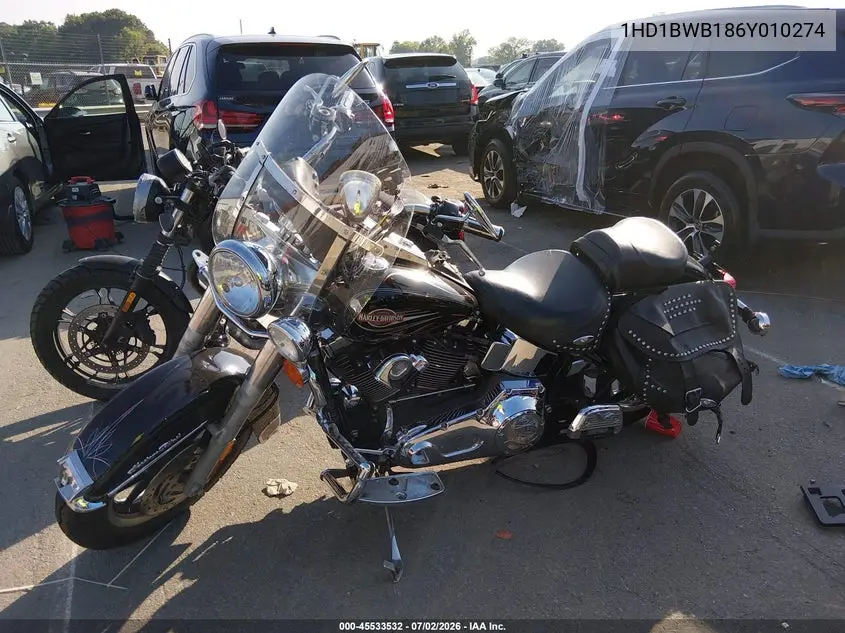 2006 Harley-Davidson Flstci VIN: 1HD1BWB186Y010274 Lot: 45533532