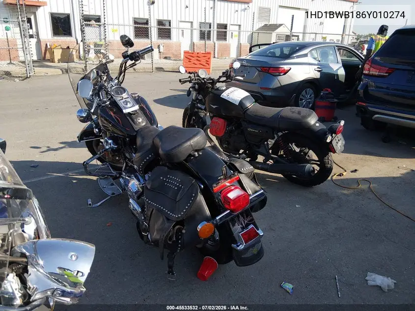 2006 Harley-Davidson Flstci VIN: 1HD1BWB186Y010274 Lot: 45533532