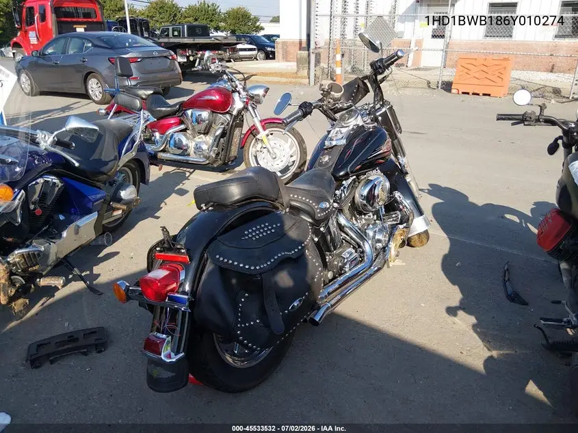 2006 Harley-Davidson Flstci VIN: 1HD1BWB186Y010274 Lot: 45533532