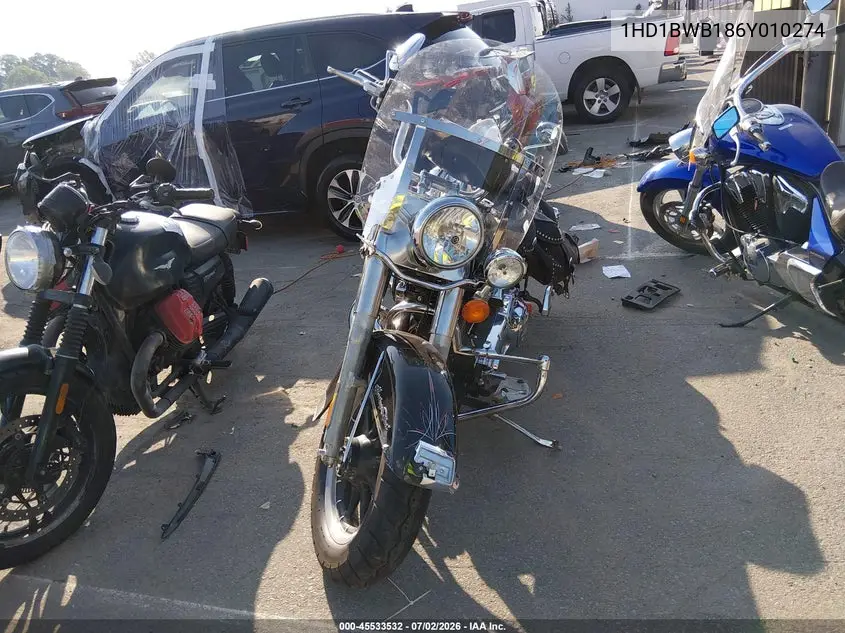 2006 Harley-Davidson Flstci VIN: 1HD1BWB186Y010274 Lot: 45533532
