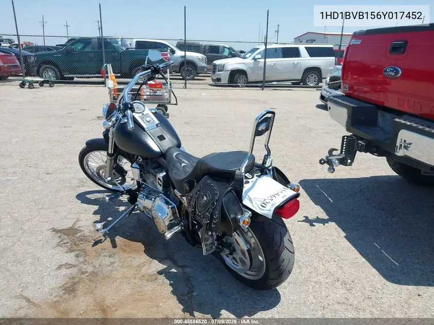 2006 Harley-Davidson Fxsti VIN: 1HD1BVB156Y017452 Lot: 45556520