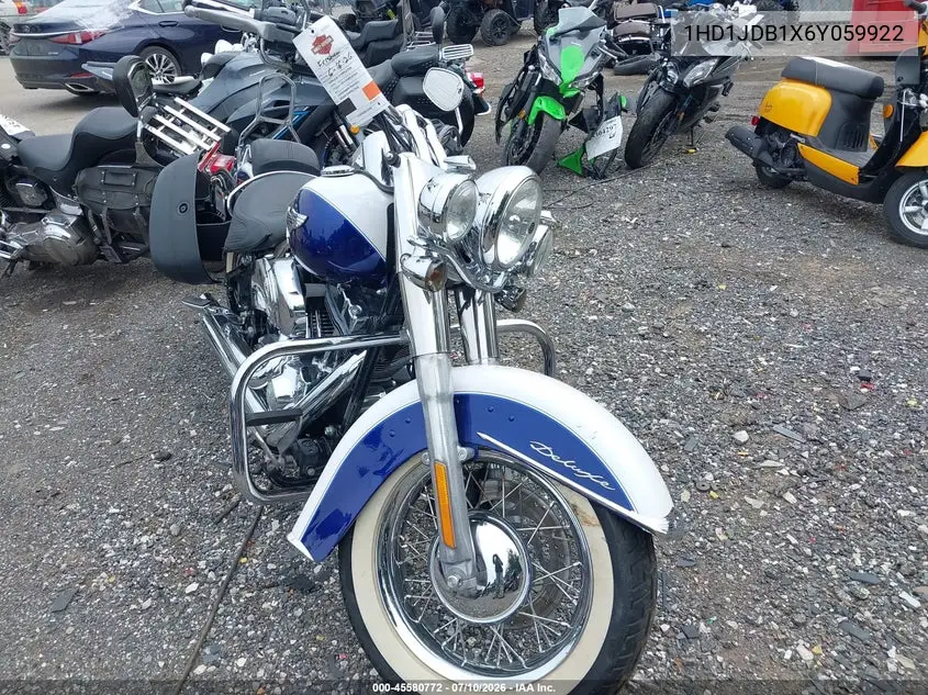 2006 Harley-Davidson Flstni VIN: 1HD1JDB1X6Y059922 Lot: 45580772