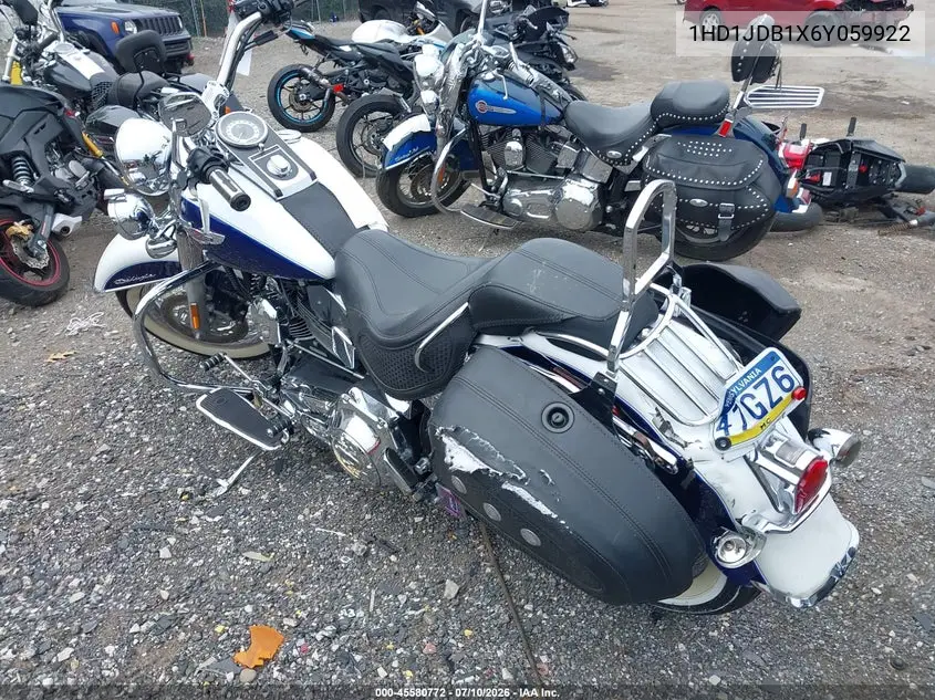 2006 Harley-Davidson Flstni VIN: 1HD1JDB1X6Y059922 Lot: 45580772