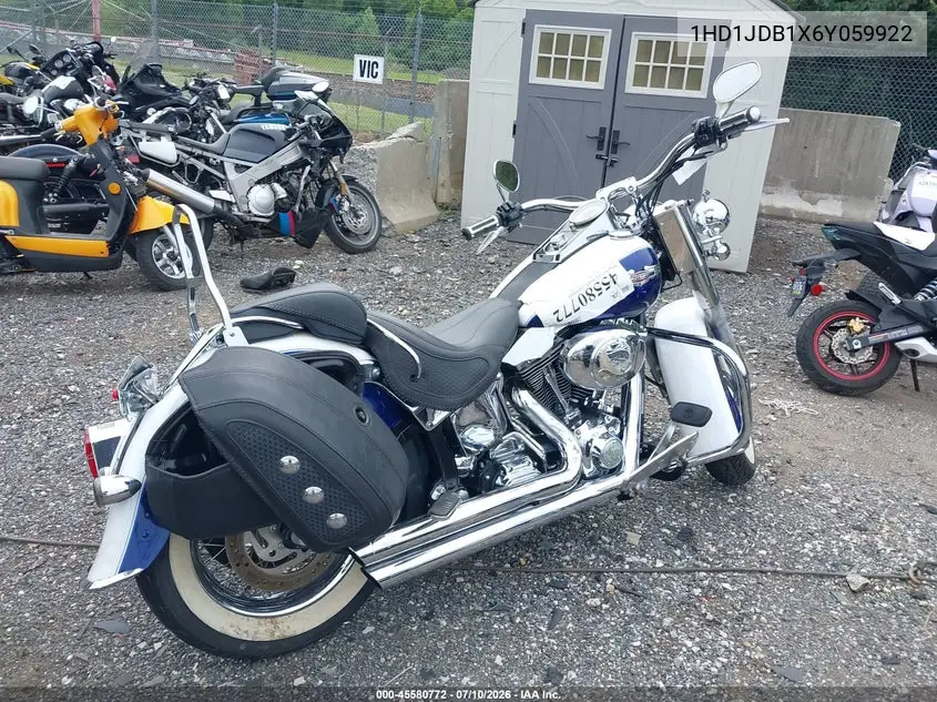 2006 Harley-Davidson Flstni VIN: 1HD1JDB1X6Y059922 Lot: 45580772