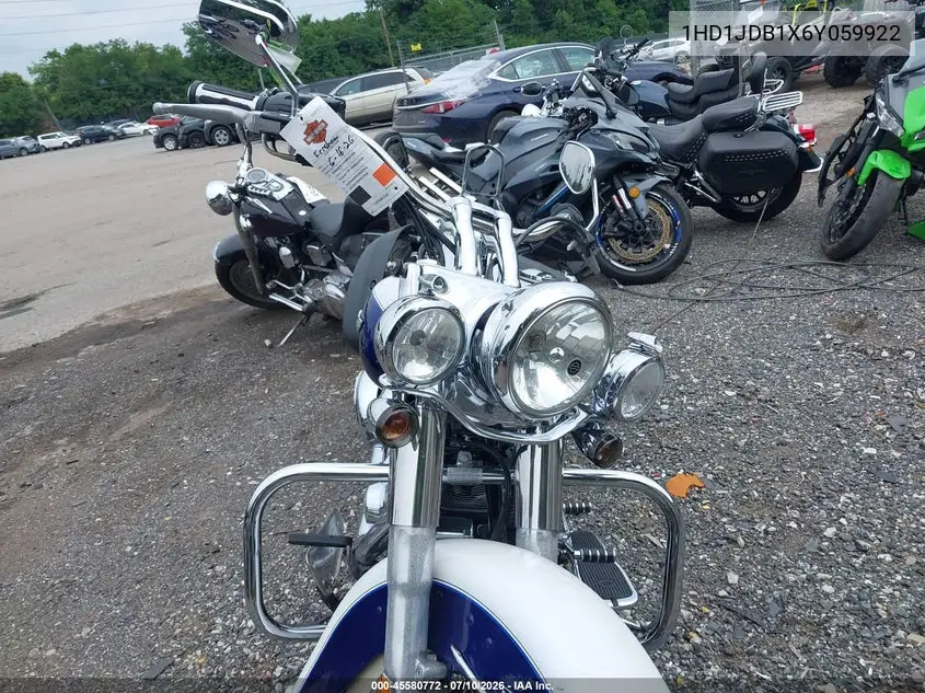 2006 Harley-Davidson Flstni VIN: 1HD1JDB1X6Y059922 Lot: 45580772