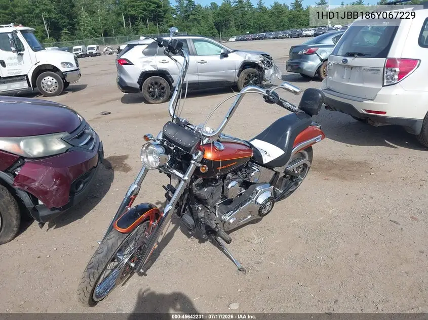 2006 Harley-Davidson Fxstdi VIN: 1HD1JBB186Y067229 Lot: 45642231