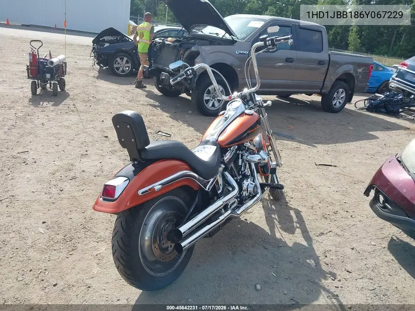 2006 Harley-Davidson Fxstdi VIN: 1HD1JBB186Y067229 Lot: 45642231