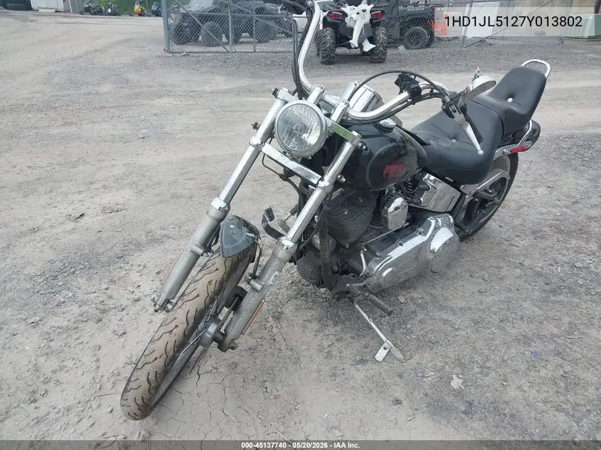 2007 Harley-Davidson Fxst Custom VIN: 1HD1JL5127Y013802 Lot: 45137740
