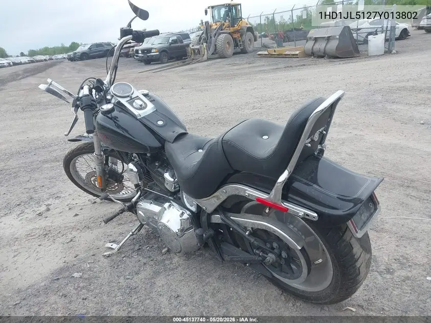 2007 Harley-Davidson Fxst Custom VIN: 1HD1JL5127Y013802 Lot: 45137740