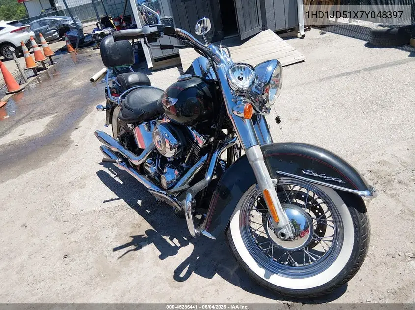 2007 Harley-Davidson Flstn VIN: 1HD1JD51X7Y048397 Lot: 45286441