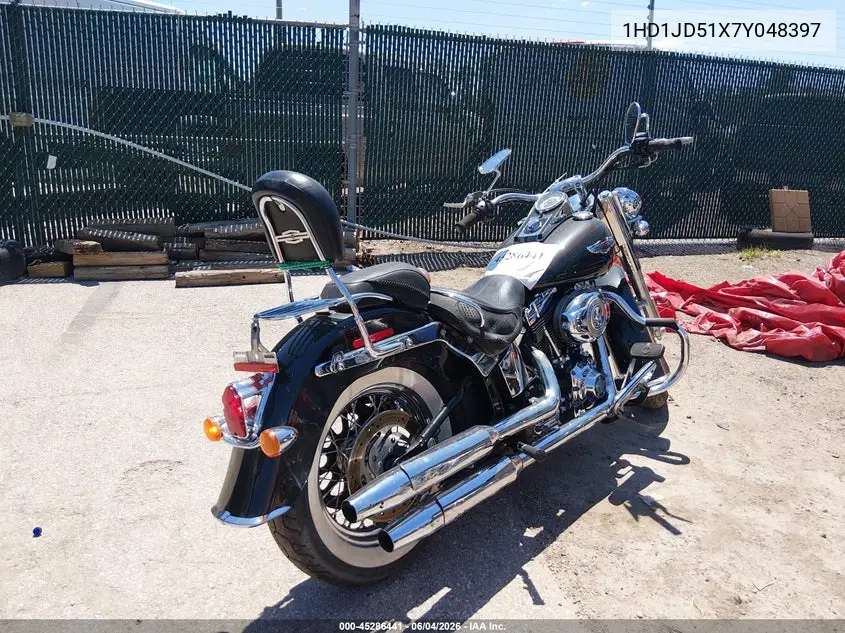 2007 Harley-Davidson Flstn VIN: 1HD1JD51X7Y048397 Lot: 45286441