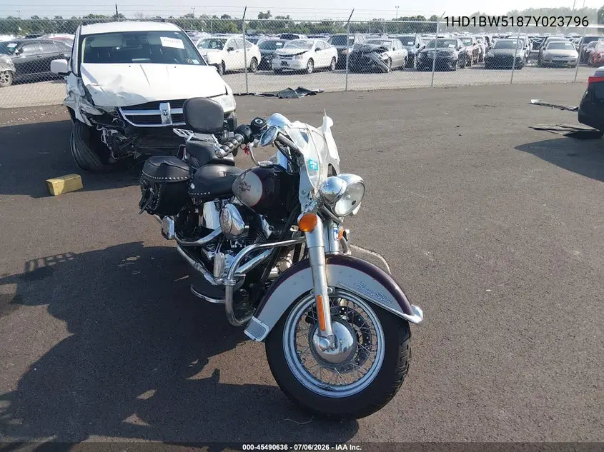 2007 Harley-Davidson Flstc VIN: 1HD1BW5187Y023796 Lot: 45490636